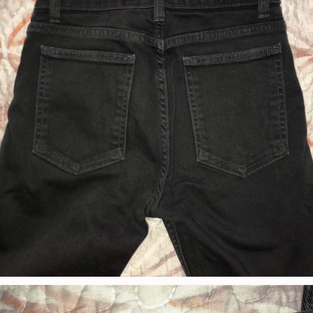 American apparel high waisted jeans